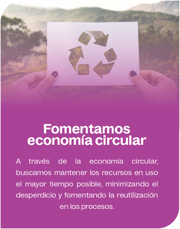 Fomentamos economía circular Fomentamos economía circular