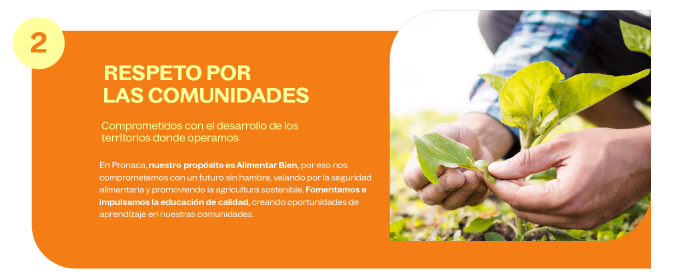 RESPETO POR LAS COMUNIDADES RESPETO POR LAS COMUNIDADES